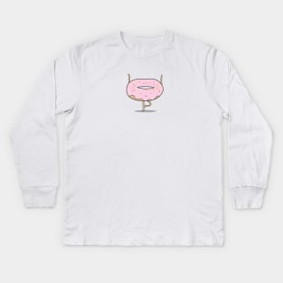 Yoga Doughnut Kids Long Sleeve T-Shirt